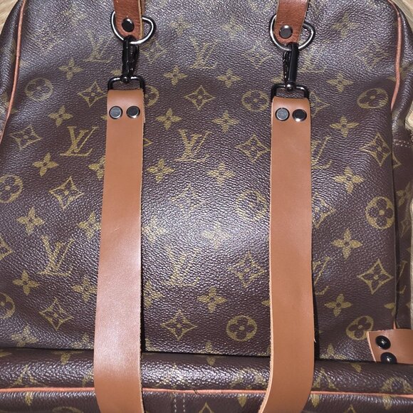 Upcycled Vintage Louis Vuitton Marceau backpack